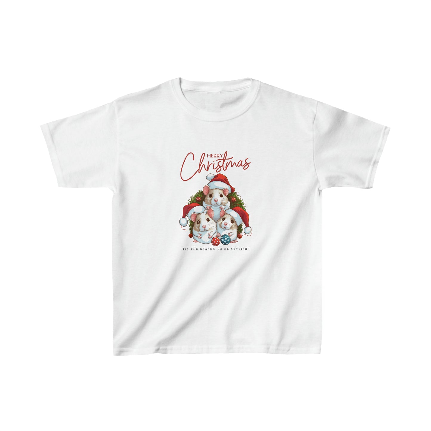 "Father Christmas with Babies Kids Heavy Cotton™ Tee - Festive Holiday Apparel, Santa Claus Design, Comfortable Cotton Blend, Trendy Christmas Fashion, Premium Quality, Seasonal Style for Kids, Gift-Ready Clothing, Cozy Christmas Wear, Holiday Gift Idea