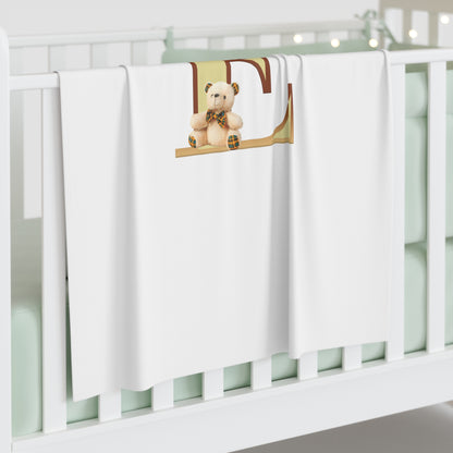 Perfect Baby Swaddle Blanket wi"Experience the epitome of comfort and style with our Perfect Baby Swaddle Blanket featuring the enchanting Alphabet E, crafted for serene sleep